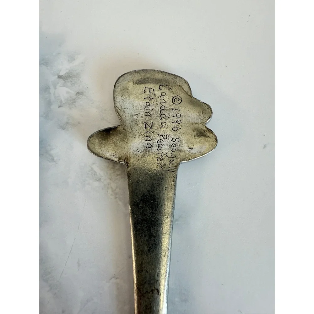 VTG 1996 Seagull Pewter JAVA Coffee Espresso Measuring Spoons Etain Zinn